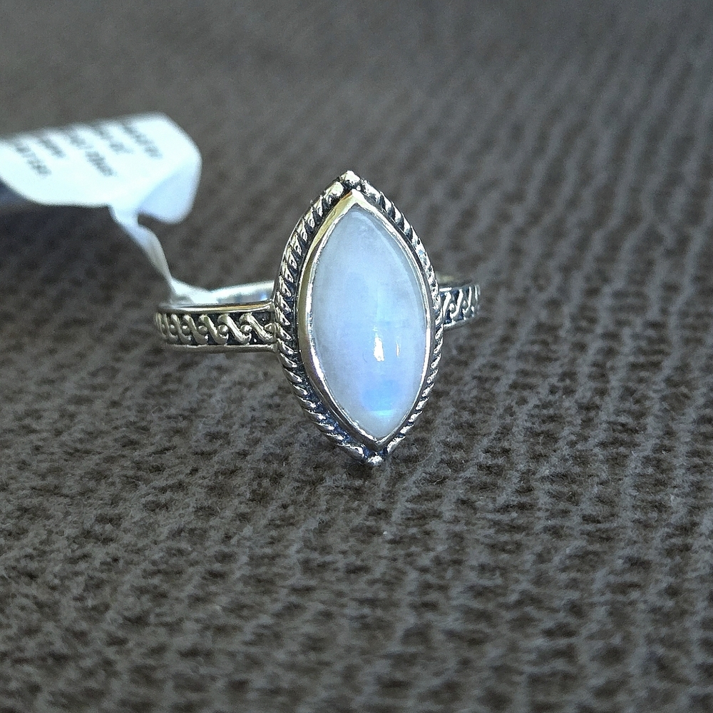 Shivam Rainbow🌈 Moonstone🌙 Marquise Ring💍 - NWT